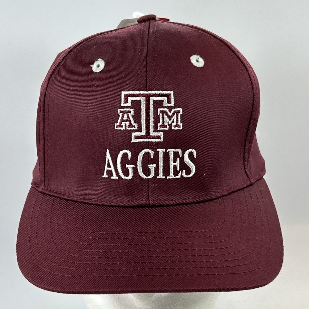 New Vintage Texas A&M Aggies Hat Cap Snap Back Headlights LED Lights NWT NOS